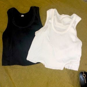 Elwood Ribbed Crop Tanks